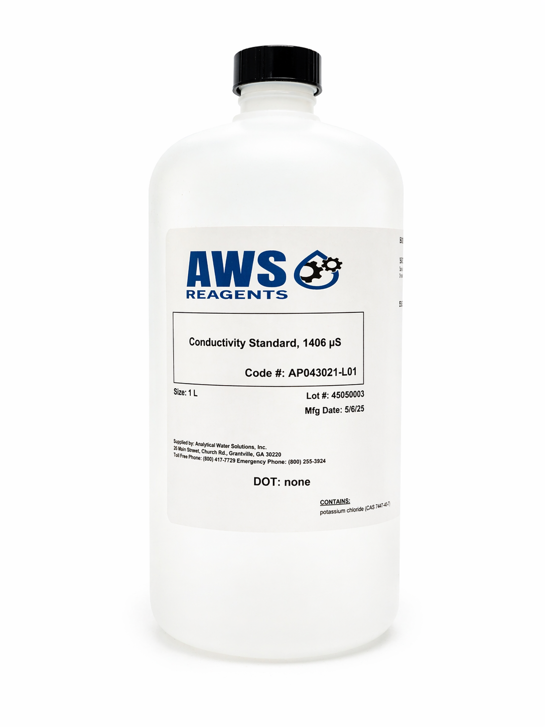 Conductivity Standard Solution 1,406 μS/cm 1L